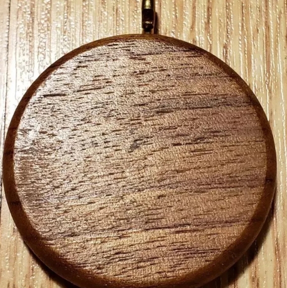 Handmade Wood Pendant Necklace - Picture 5 of 7